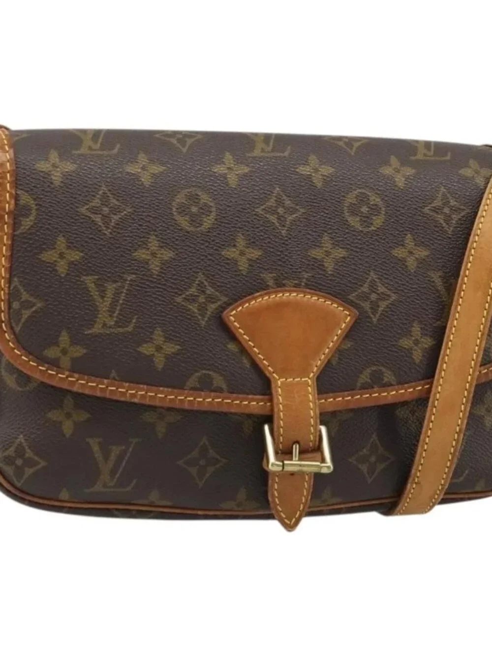 LOUIS VUITTON Monogram Sologne Shoulder Bag M42250 LV Auth fm5361